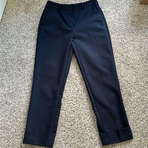 Zara Black Tapered Cuffed Pants Size Small